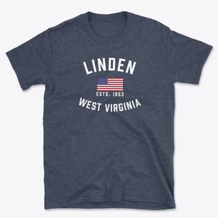 Linden West Virginia Patriot Basic T-Shirt