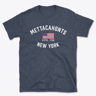 Mettacahonts New York Patriot Basic T-Shirt