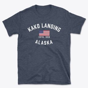 Kako Landing Alaska Patriot Basic T-Shirt