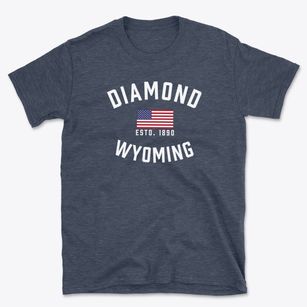 Diamond Wyoming Patriot Basic T-Shirt