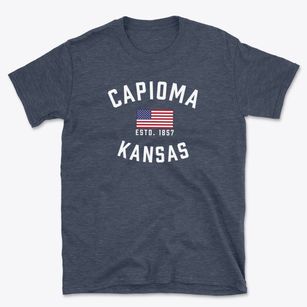 Capioma Kansas Patriot Basic T-Shirt