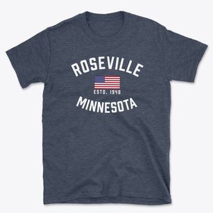 Roseville Minnesota Patriot Basic T-Shirt