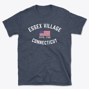 Essex Village Connecticut Patriot Basic T-Shirt