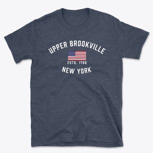 Upper Brookville New York Patriot Basic T-Shirt