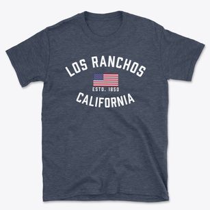 Los Ranchos California Patriot Basic T-Shirt