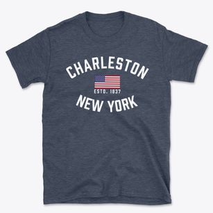 Charleston New York Patriot Basic T-Shirt