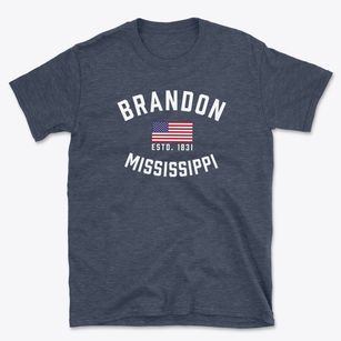 Brandon Mississippi Patriot Basic T-Shirt