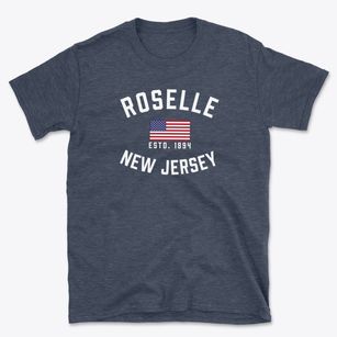 Roselle New Jersey Patriot Basic T-Shirt