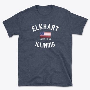 Elkhart Illinois Patriot Basic T-Shirt