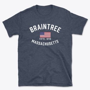 Braintree Massachusetts Patriot Basic T-Shirt