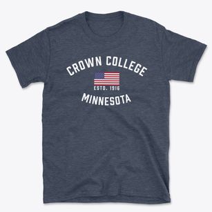 Crown College Minnesota Patriot Basic T-Shirt