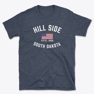 Hill Side South Dakota Patriot Basic T-Shirt