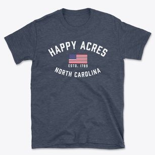 Happy Acres North Carolina Patriot Basic T-Shirt