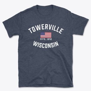 Towerville Wisconsin Patriot Basic T-Shirt