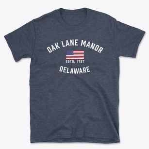 Oak Lane Manor Delaware Patriot Basic T-Shirt