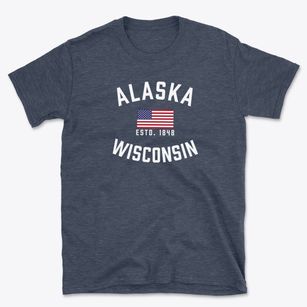 Alaska Wisconsin Patriot Basic T-Shirt