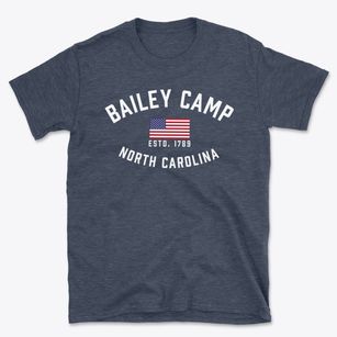 Bailey Camp North Carolina Patriot Basic T-Shirt