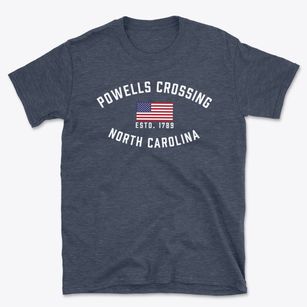 Powells Crossing North Carolina Patriot Basic T-Shirt