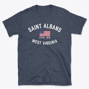 St. Albans West Virginia Patriot Basic T-Shirt