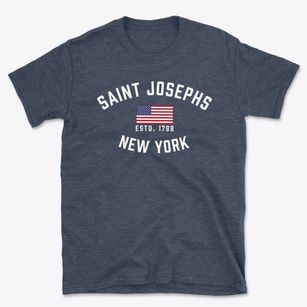 Saint Josephs New York Patriot Basic T-Shirt