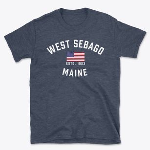 West Sebago Maine Patriot Basic T-Shirt