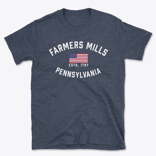 Farmers Mills Pennsylvania Patriot Basic T-Shirt