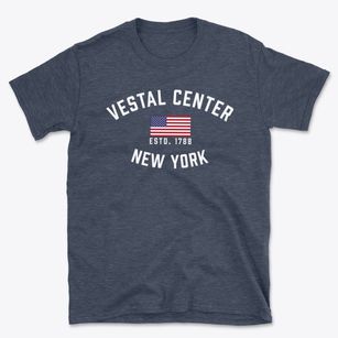 Vestal Center New York Patriot Basic T-Shirt