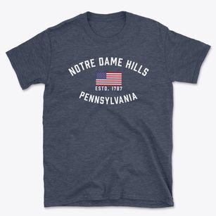 Notre Dame Hills Pennsylvania Patriot Basic T-Shirt