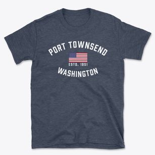 Port Townsend Washington Patriot Basic T-Shirt