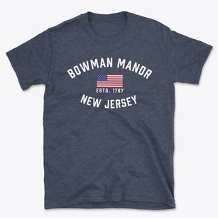 Bowman Manor New Jersey Patriot Basic T-Shirt
