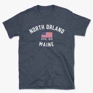 North Orland Maine Patriot Basic T-Shirt