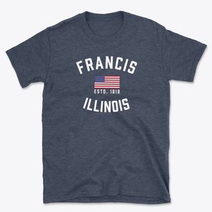 Francis Illinois Patriot Basic T-Shirt