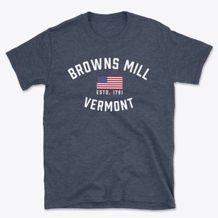Browns Mill Vermont Patriot Basic T-Shirt