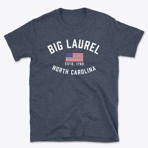 Big Laurel North Carolina Patriot Basic T-Shirt