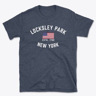 Locksley Park New York Patriot Basic T-Shirt