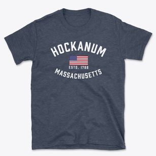 Hockanum Massachusetts Patriot Basic T-Shirt