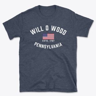 Will O Wood Pennsylvania Patriot Basic T-Shirt