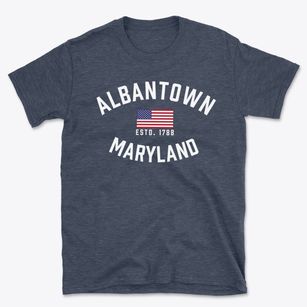 Albantown Maryland Patriot Basic T-Shirt