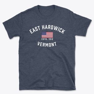 East Hardwick Vermont Patriot Basic T-Shirt