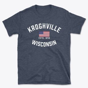 Kroghville Wisconsin Patriot Basic T-Shirt