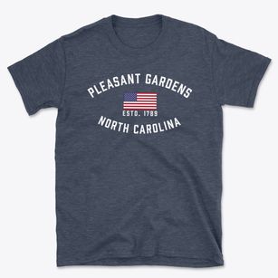 Pleasant Gardens North Carolina Patriot Basic T-Shirt