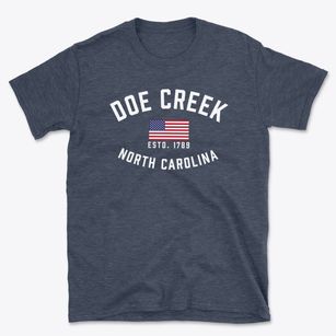 Doe Creek North Carolina Patriot Basic T-Shirt