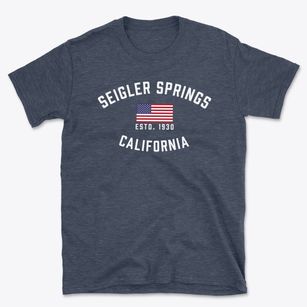 Seigler Springs California Patriot Basic T-Shirt