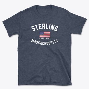 Sterling Massachusetts Patriot Basic T-Shirt