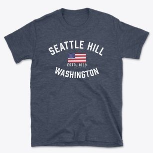Seattle Hill Washington Patriot Basic T-Shirt