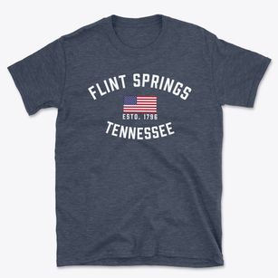 Flint Springs Tennessee Patriot Basic T-Shirt