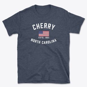 Cherry North Carolina Patriot Basic T-Shirt