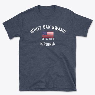 White Oak Swamp Virginia Patriot Basic T-Shirt
