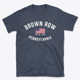 Brown Row Pennsylvania Patriot Basic T-Shirt