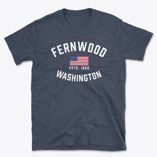 Fernwood Washington Patriot Basic T-Shirt
